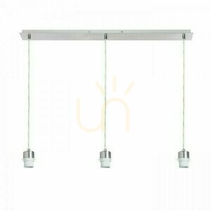 Bază de tavan suspendată More 80 cromată E27 3x15 W 80 cm small 3