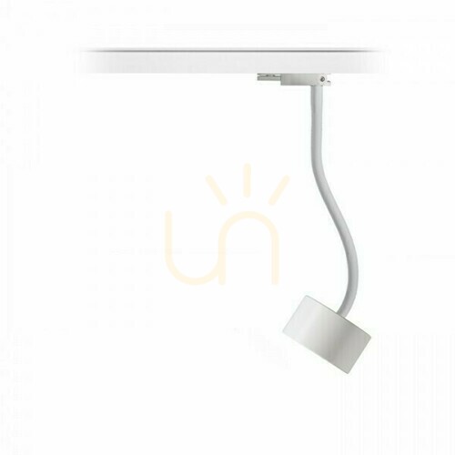 Verifica Pixie Spotlight pe braț flexibil pentru șină trifazată Alb 230 V Led Gx53 7 W.