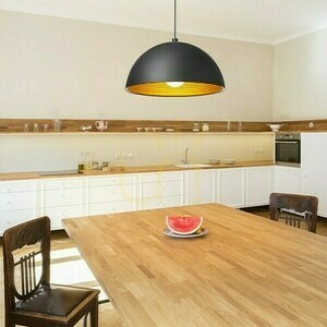 Carissima 40 Matte Black/Gold Lampă suspendată 230 V E27 42 W. small 2