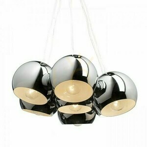 Astromet Vii Lampă suspendată crom 230 V E27 7x42 W. small 2