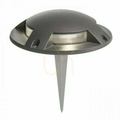 Verifica Toptop Iv lampă de sol Antracit 230 V Led 4x1 W Ip67 3000 K