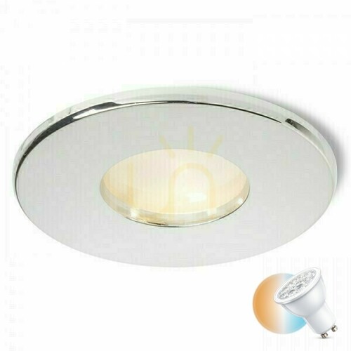 Verifica Corp de iluminat încastrat Rendl SPLASH R crom GU10 8 W IP65 R11733