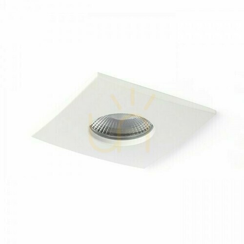 Verifica Corp de iluminat de încastrat Waterboy Sq Matte White 230 V Led 10 W 40° Ip65 3000 K