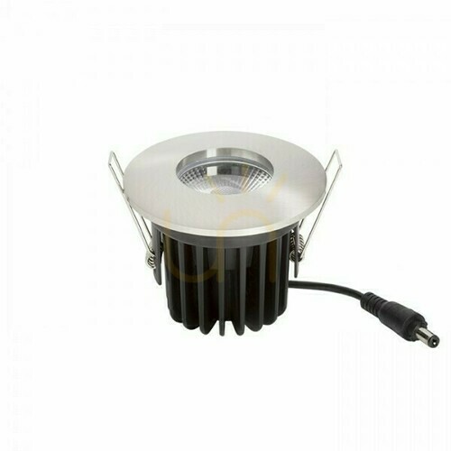 Verifica Corp de iluminat de încastrat Waterboy R Nickel Mat 230 V Led 10 W 40° Ip65 3000 K