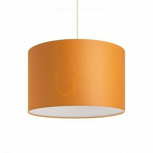 Verifica Abajur, abajur Ron 40/25 Chintz Orange/White Pvc Max Max. 23 W