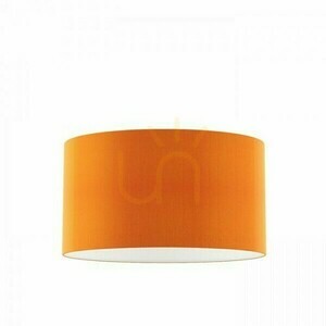 Abajur, abajur Ron 55/30 Chintz Orange/White Pvc Max Max. 23 W small 0