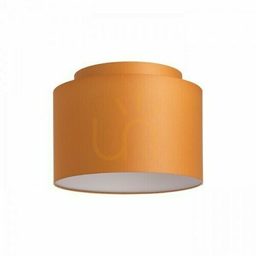 Verifica Abajur, abajur dublu 40/30 Chintz Portocaliu/alb Pvc Max.. 23 W
