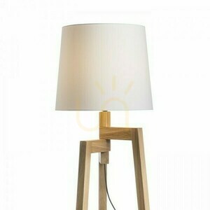 Abajur de lampă, Conny 35/30 Floor Polycotton White/White PVC Max Abajur de lampă Max. 23 W small 4