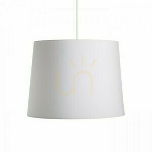Abajur, abajur Aspro 40/30 Polycotton White/White Pvc Max. 23 W small 3