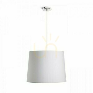 Abajur, abajur Aspro 40/30 Polycotton White/White Pvc Max. 23 W small 4