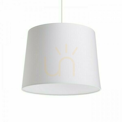 Verifica Abajur, abajur Aspro 40/30 Polycotton White/White Pvc Max. 23 W