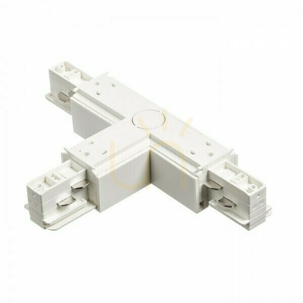 previzualizare Conector T Rendl Eutrac, polaritate stânga, alb, 230 V, R11335 Conector T Rendl Eutrac, polaritate stânga, alb, 230 V, R11335