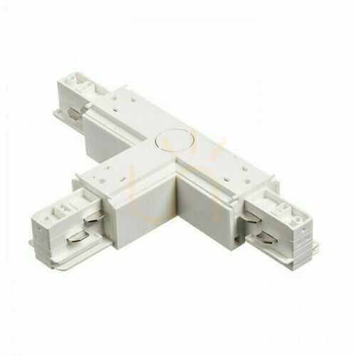 Verifica Conector T dreapta Rendl EUTRAC alb pentru șină trifazată 230 V R11332