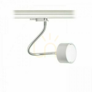 Spot pe șină Rendl PIXIE R10641 cu braț flexibil, gri argintiu/crom, GX53, trifazat small 2