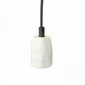 Abajur, abajur Fabio Set de suspendare Porțelan alb/negru 230 V E27 42 W. small 3