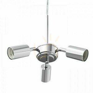 Abajur, abajur Trix Set suspendat crom 230 V E27 3x42 W. small 0