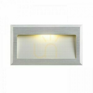 Corp de iluminat de încastrat Intro L Aluminiu periat 350m A Led 3 W 3000 K small 2