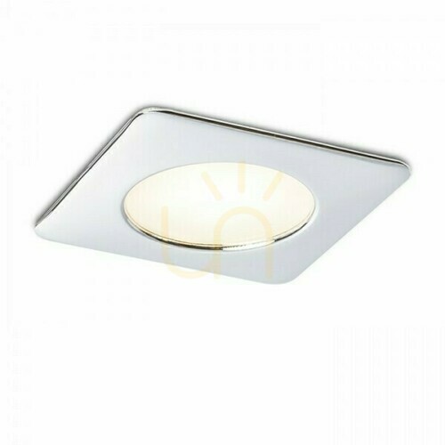 Verifica Corp de iluminat de încastrat Inez Sq Chrome 12 V= Led 3 W Ip44 3000 K