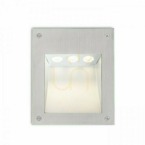 Verifica Corp de iluminat de exterior încastrat Accord În perete Oțel inoxidabil 230 V Led 3 Ip65 3000 K