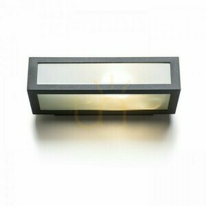 Aplică Gino lampă de perete Antracit 230 V E27 18 W Ip44 small 1