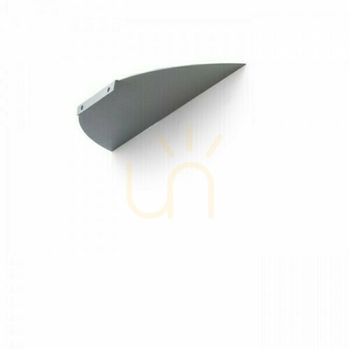 Verifica Aplică pentru exterior Lesa Gri Argintiu 230 V E27 26 W IP54