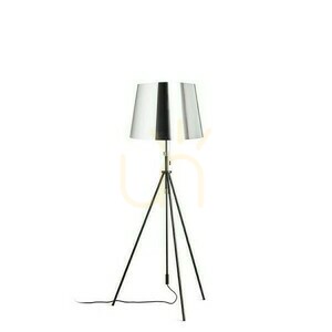 Luton/Ilusion Lampă de podea Floor Foil Chrome/Negru/Metal 230 V Led E27 11 W. small 1