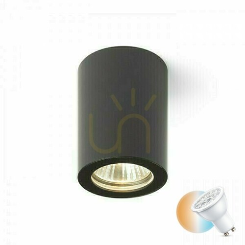 Verifica Lola 88 Plafonieră de baie Lola 88 Negru 230 V Gu10 15 W Ip54
