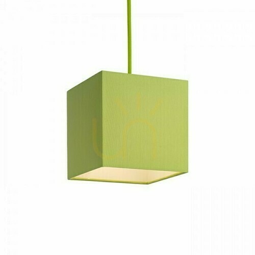 Verifica Abajur de lampă, Tempo 15/15 Chintz Lime/White Pvc Max Abajur de lampă Max. 28 W