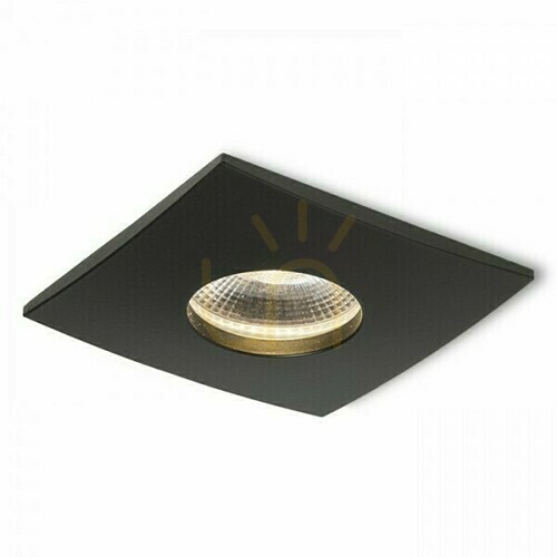 Verifica Corp de iluminat de încastrat Waterboy Sq Matte Black 230 V Led 10 W 40° Ip65 3000 K