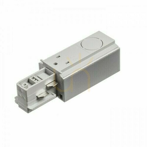 Verifica Eutrac Lighting Rail Power Left Silver Grey 230 V