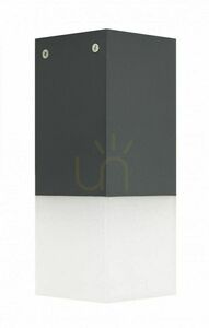 Plafonieră exterior SU-MA CUBE gri închis 20W 20,5 cm CB-S DG small 0