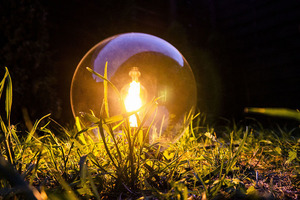 Lampa de grădină sferică transparentă Lunares Luna Ball 20 cm LB20T small 3