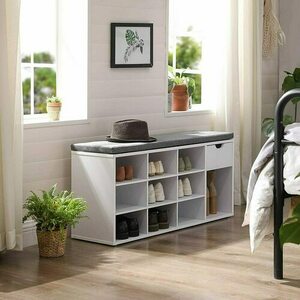 Dulap pentru pantofi cu scaun - LHS24W01 small 7