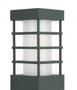 Lampă poștală exterior SU-MA RADO II 3 DG gri închis 25 cm IP54 small 1