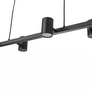 NOE Long sufragerie lampa suspendată negru PL0111-BK - YASKR small 3