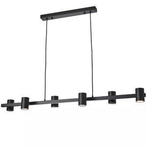 NOE Long sufragerie lampa suspendată negru PL0111-BK - YASKR small 0