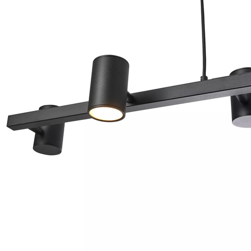 Verifica NOE Long sufragerie lampa suspendată negru PL0111-BK - YASKR