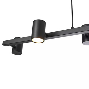 NOE Long sufragerie lampa suspendată negru PL0111-BK - YASKR small 1