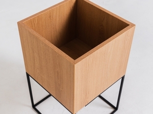 Oală PALMUS METAL 80x35x35 - stejar(3395), negru small 4