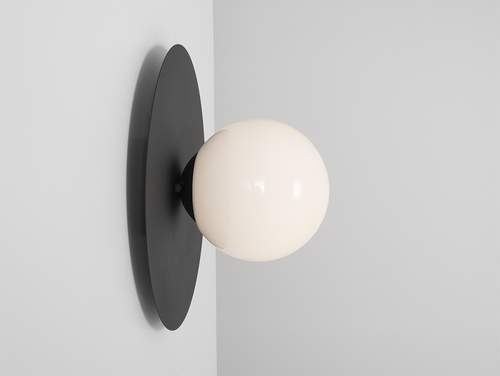 Verifica Lampă de perete SKIVA BALL M - negru