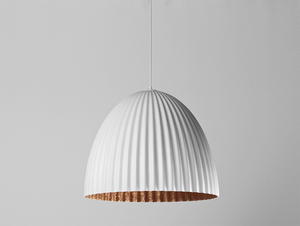 Lampă suspendată PLISSART M - alb/cupru small 0