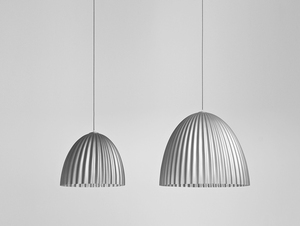 Lampă suspendată PLISSART M - argintiu small 3