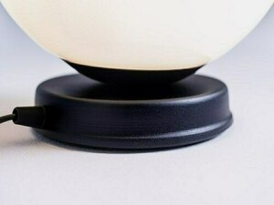 Lampă de masă CustomForm MANEN M, glob din sticlă opal Ø20 cm, bază neagră, E27 small 4