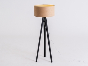 Lampadar CustomForm MASALA JUTE FLOOR, trepied negru, abajur Ø50 cm small 0