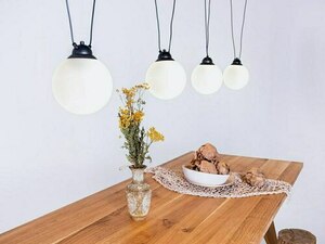Lampă suspendată GLASS HANGMAN 4 - negru small 1