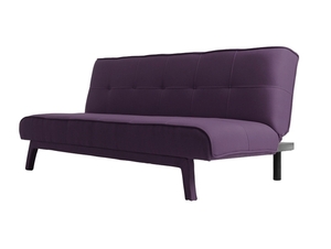 Canapea extensibilă CustomForm MODES 2 persoane țesătură prună 1309 picioare negre small 5