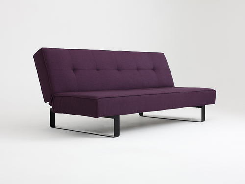 Verifica Canapea de 2 persoane SLEEK. distribuție. - prună(1309), negru