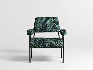 Fotoliu SIMPLE - tropical vibes(dar01), negru small 3