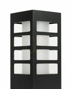 Lampă poștală exterior SU-MA RADO III 1 BL negru 75 cm aluminiu RADO III 1 BL small 1