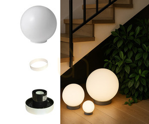 Lampă glob de grădină Lunares Luna Ball alb 30 cm LED E27 IP44 LB30B small 19